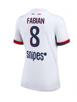 Billige Paris Saint-Germain Fabian Ruiz #8 Bortedrakt Dame 2025-26 Kortermet